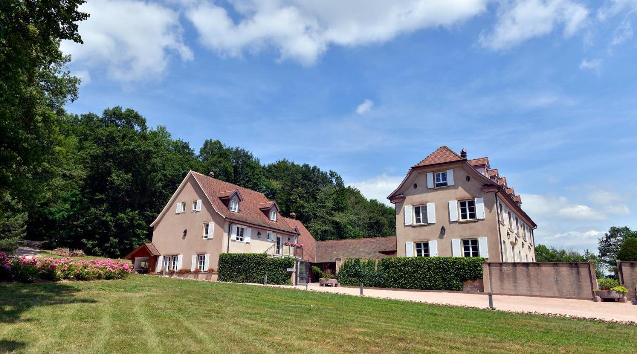 Maison d'Hôtes Les Jardins de Madeleine Bernardvillé Exterior foto