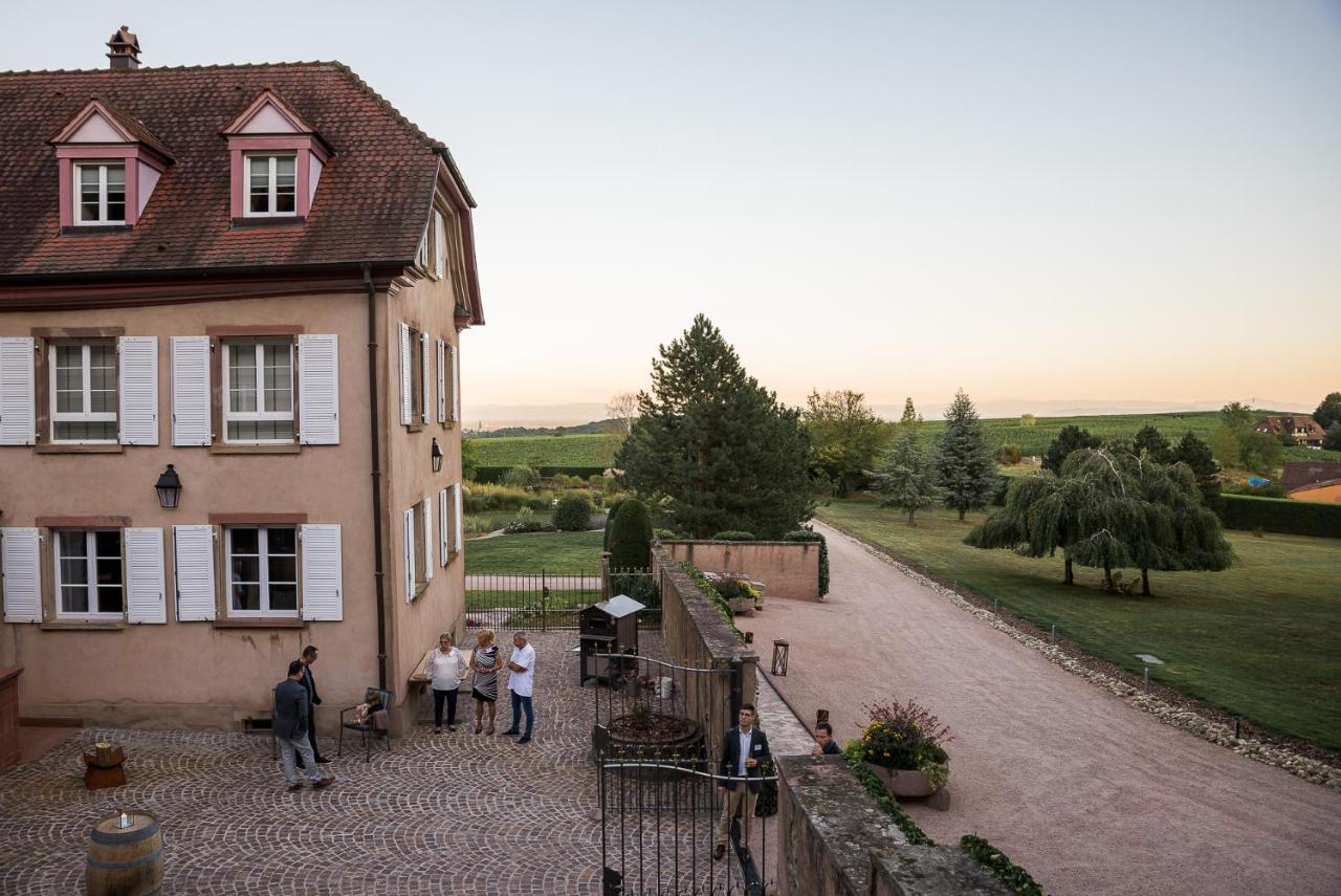 Maison d'Hôtes Les Jardins de Madeleine Bernardvillé Exterior foto