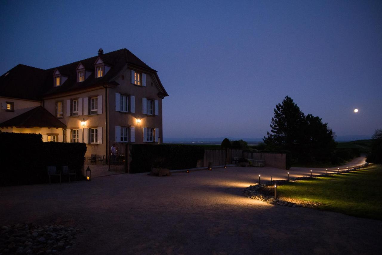 Maison d'Hôtes Les Jardins de Madeleine Bernardvillé Exterior foto