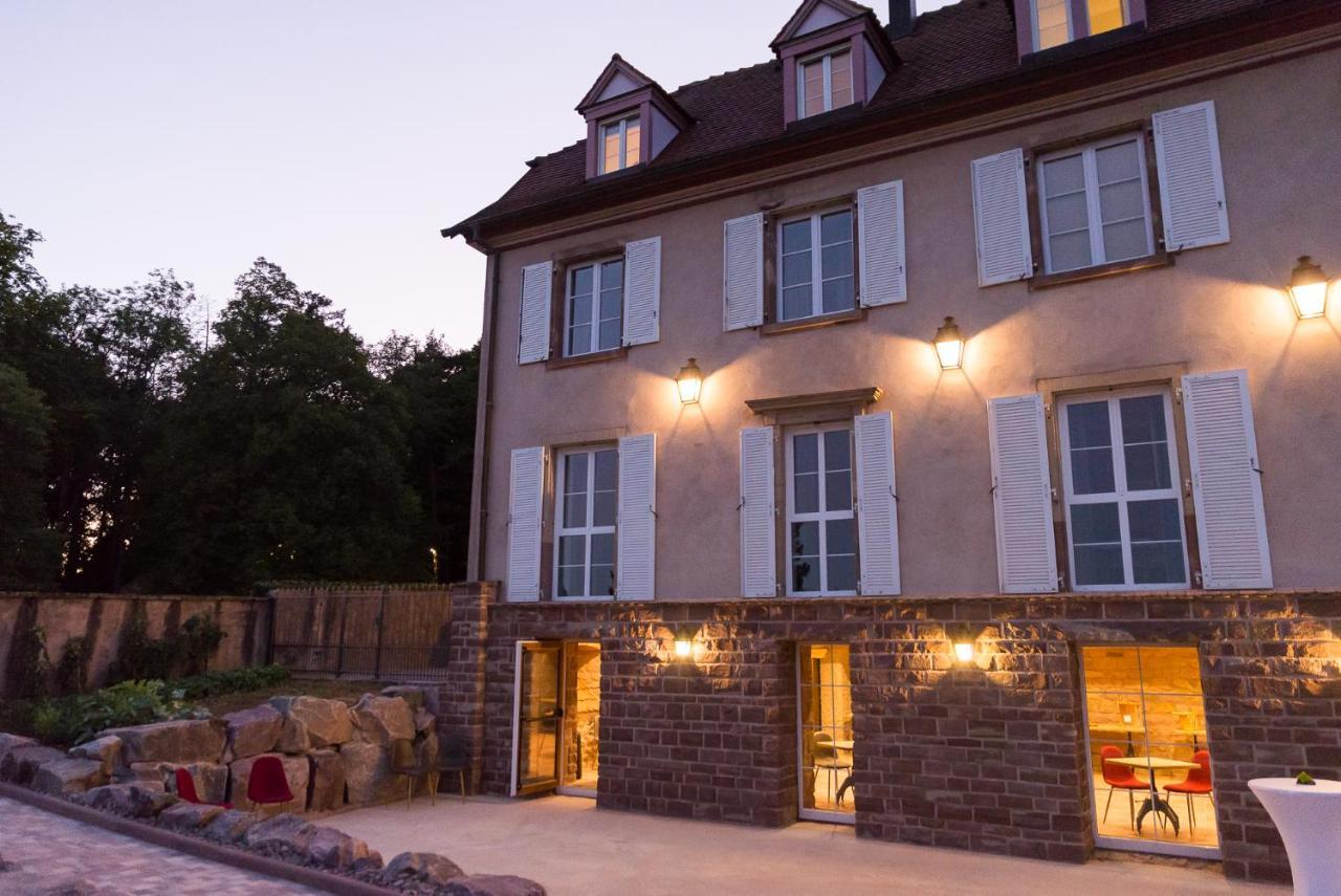 Maison d'Hôtes Les Jardins de Madeleine Bernardvillé Exterior foto